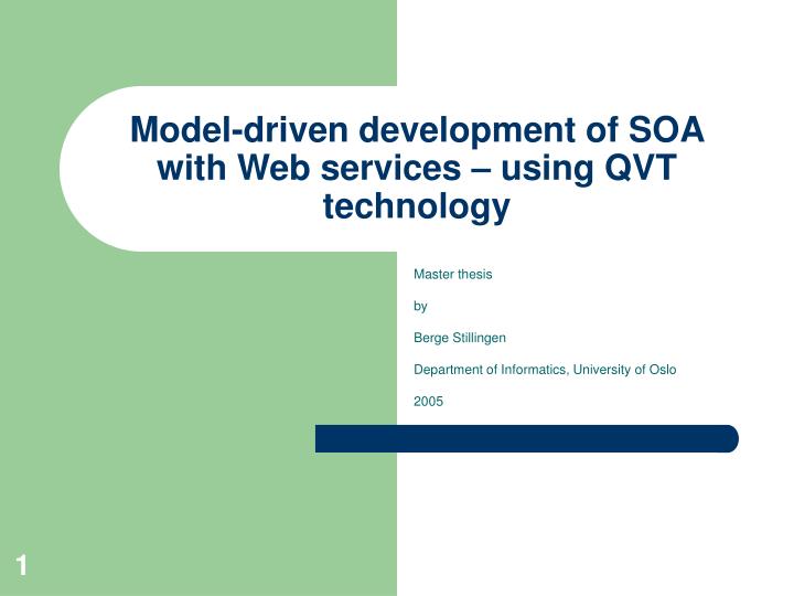 model driven development of soa with web services using qvt technology