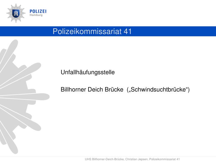 polizeikommissariat 41