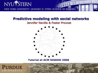 Predictive modeling with social networks