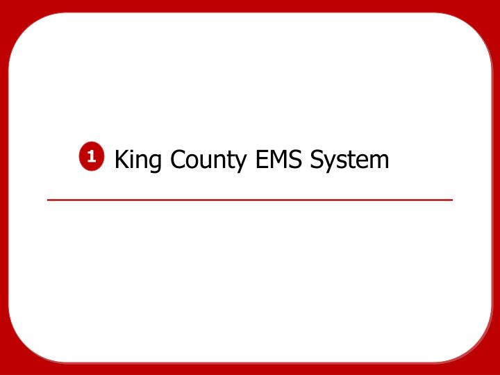 king county ems system