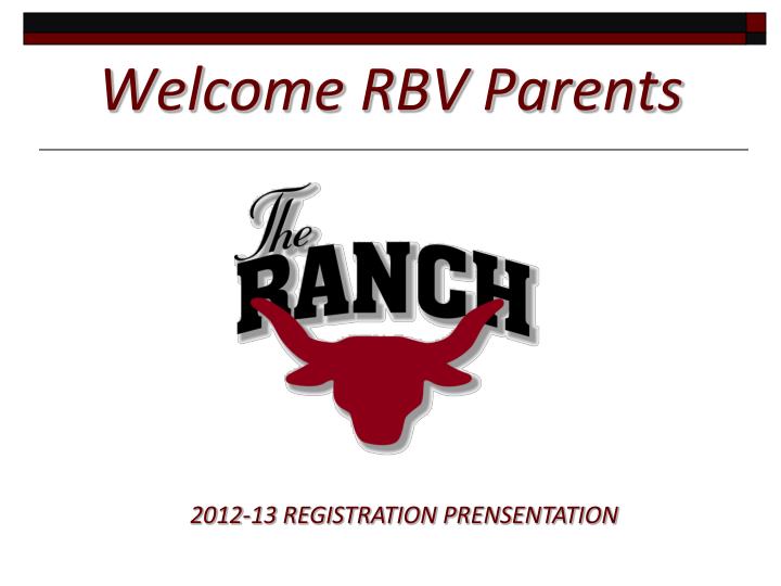 welcome rbv parents