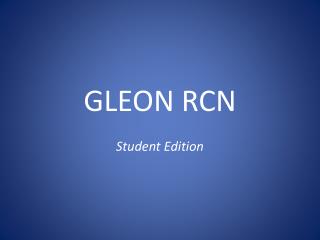 GLEON RCN