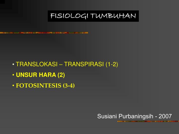 Ppt Fisiologi Tumbuhan Powerpoint Presentation Free Download Id3361069 7355