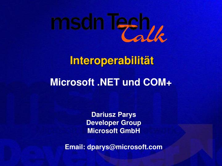 interoperabilit t