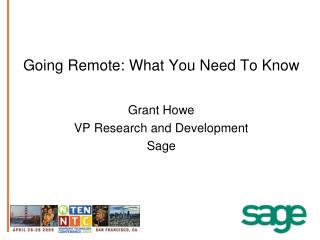 Going Remote: What You Need To Know