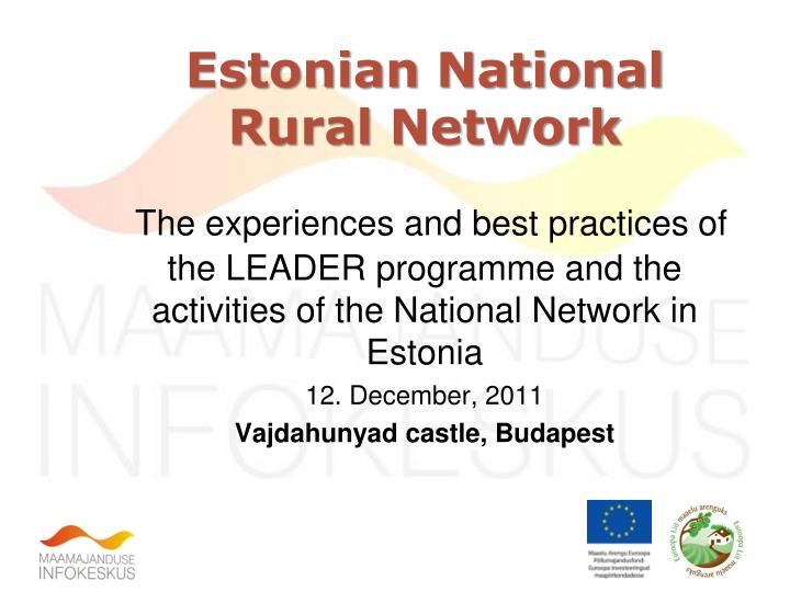 estonian national rural network