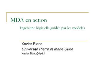 mda en action ing nierie logicielle guid e par les mod les
