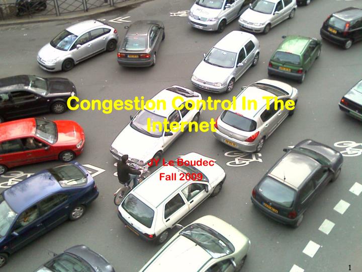 congestion control in the internet