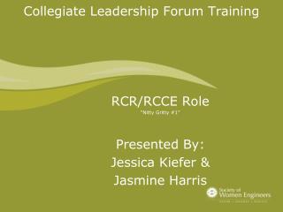 Collegiate Leadership Forum Training
