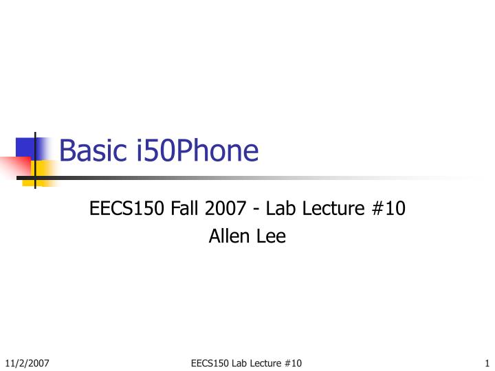 basic i50phone