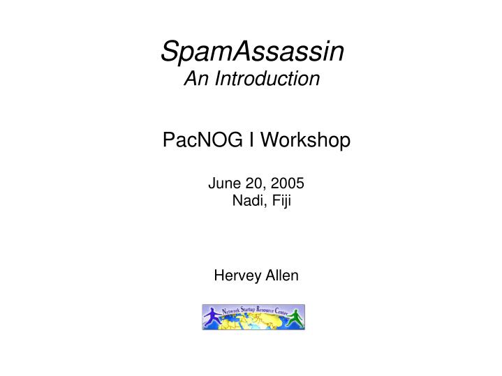 pacnog i workshop june 20 2005 nadi fiji hervey allen