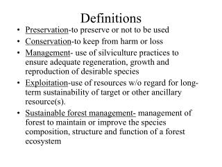 definitions
