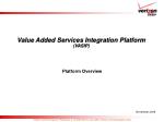 Value Added Services Integration Platform (VASIP) - slide 1