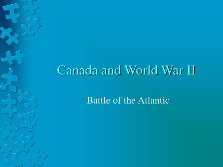 canada and world war ii