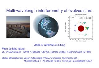 Multi-wavelength interferometry of evolved stars