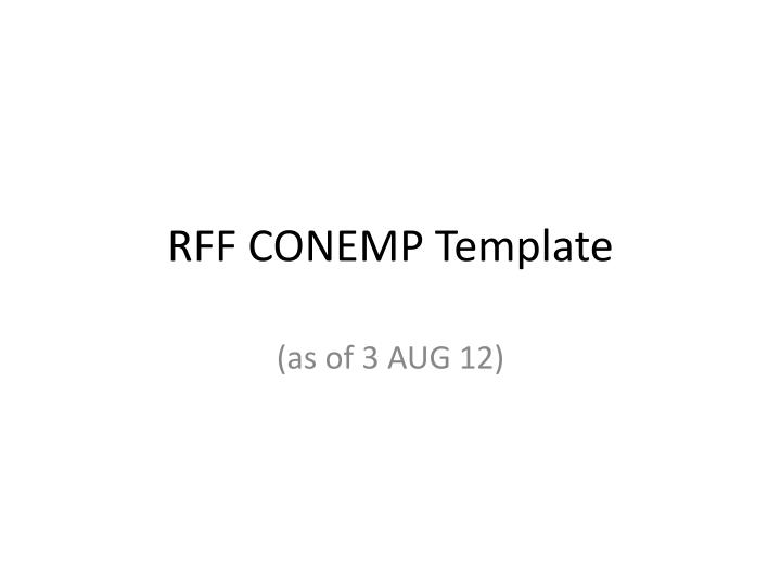 rff conemp template