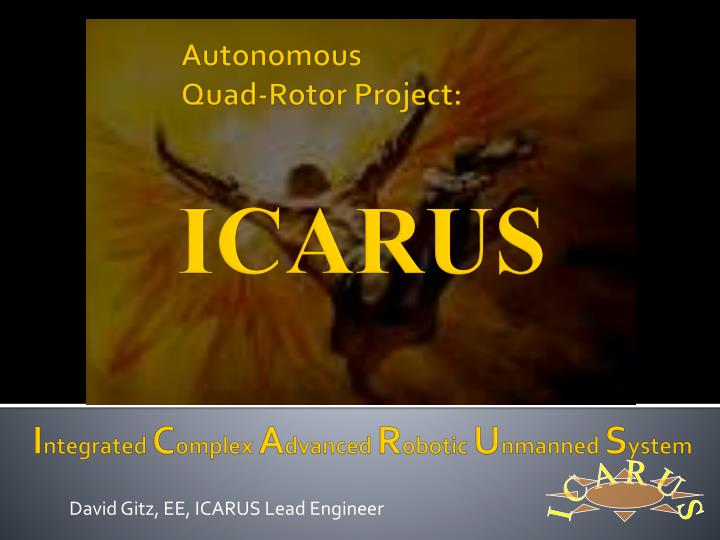 david gitz ee icarus lead engineer