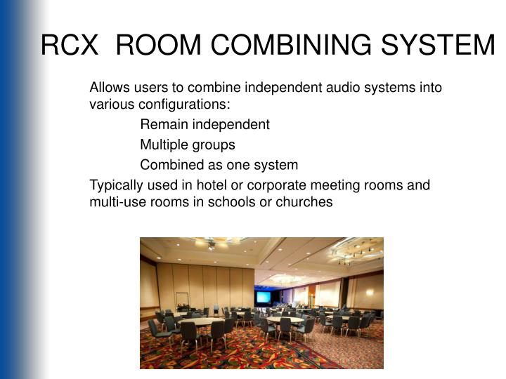 rcx room combining system