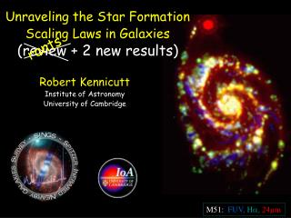Unraveling the Star Formation Scaling Laws in Galaxies (review + 2 new results)