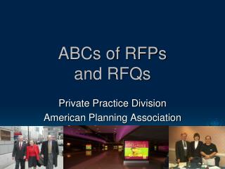 ABCs of RFPs and RFQs