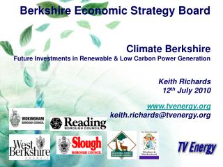 Berkshire Economic Strategy Board Climate Berkshire