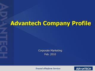 Advantech Company Profile