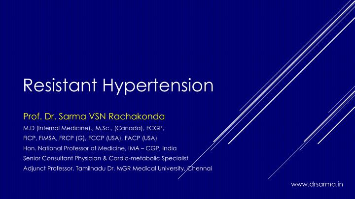 resistant hypertension