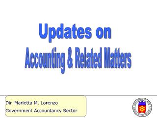 Dir. Marietta M. Lorenzo Government Accountancy Sector
