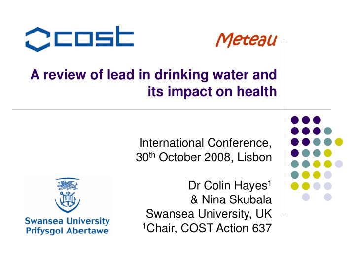 a review of lead in drinking water and its impact on health