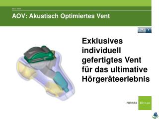 aov akustisch optimiertes vent