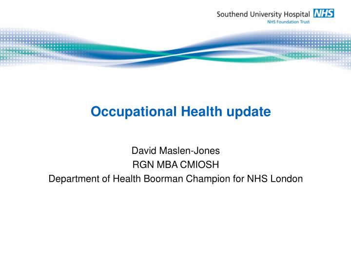 occupational health update