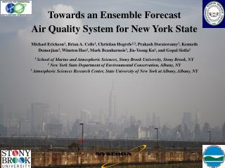 Towards an Ensemble Forecast Air Quality System for New York State