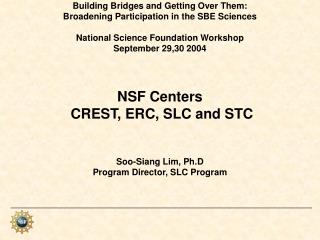 Overview of NSF Centers