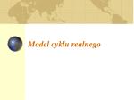 Model cyklu realnego - slide 1