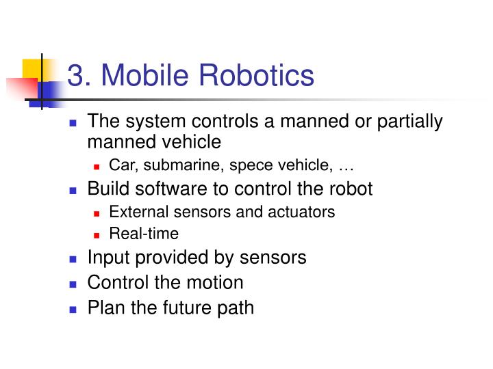 3 mobile robotics