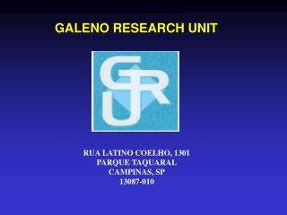 GALENO RESEARCH UNIT