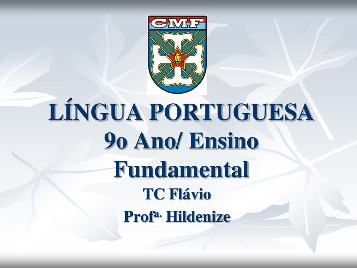 l ngua portuguesa 9o ano ensino fundamental