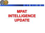 MPAT INTELLIGENCE UPDATE - slide 1