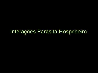 intera es parasita hospedeiro