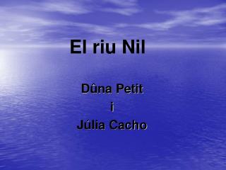el riu nil