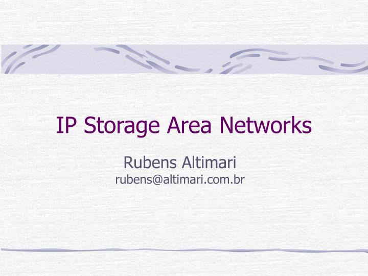 ip storage area networks