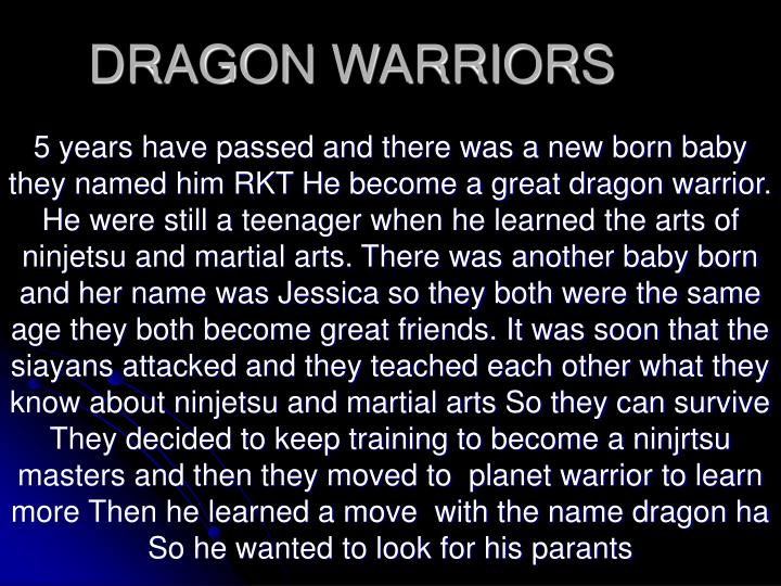 dragon warriors