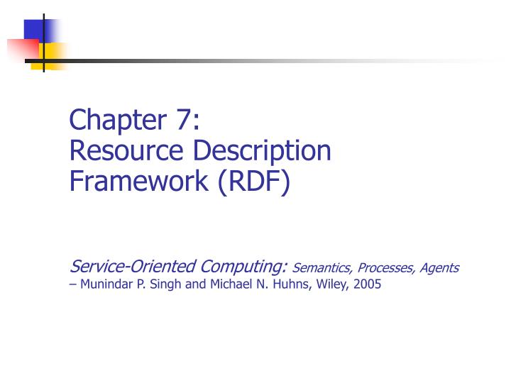 chapter 7 resource description framework rdf