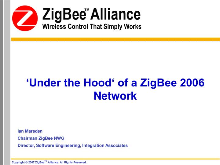 under the hood of a zigbee 2006 network