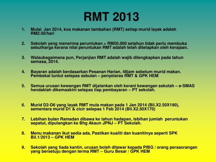 rmt 2013