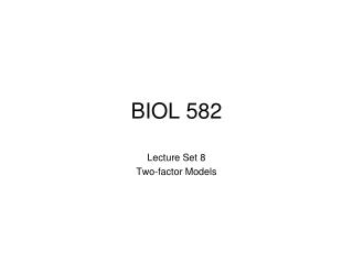 biol 582