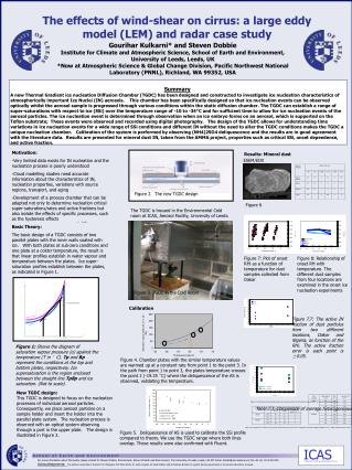 The effects of wind-shear on cirrus: a large eddy model (LEM) and radar case study