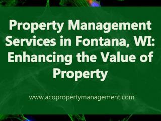 Property Management Services in Fontana | Aco property