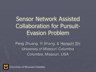 Sensor Network Assisted Collaboration for Pursuit-Evasion Problem