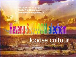 Joodse cultuur